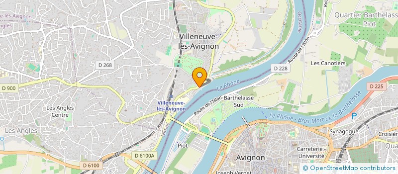 localisation de l'entreprise SCI L.N  VILLENEUVE-LES-AVIGNON