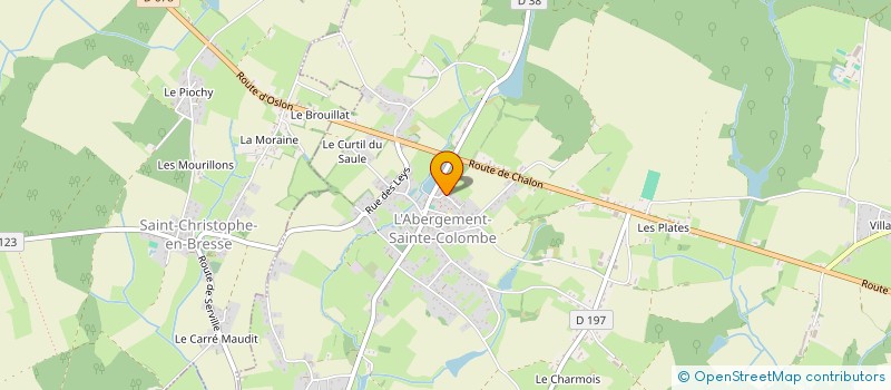 localisation de l'entreprise SCI L&N  L'ABERGEMENT-SAINTE-COLOMBE