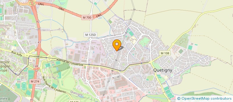 localisation de l'entreprise SCI L&N à DIJON