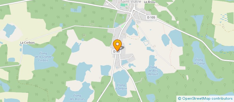 localisation de l'entreprise SCI L.N.A.  SAINT-VIATRE