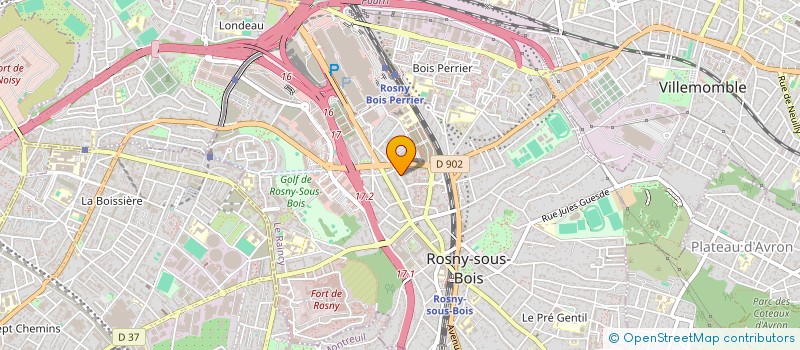 localisation de l'entreprise SCI L.N.A à ROSNY-SOUS-BOIS