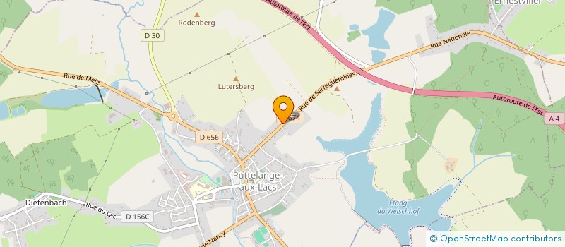 localisation de l'entreprise SCI L.N.C.  PUTTELANGE-AUX-LACS