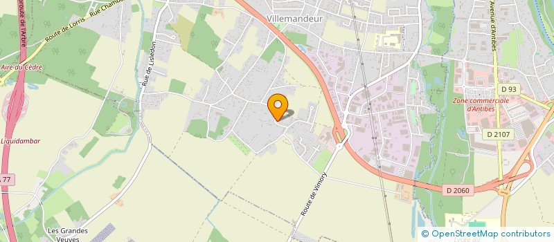 localisation de l'entreprise SCI L.N.D à VILLEMANDEUR
