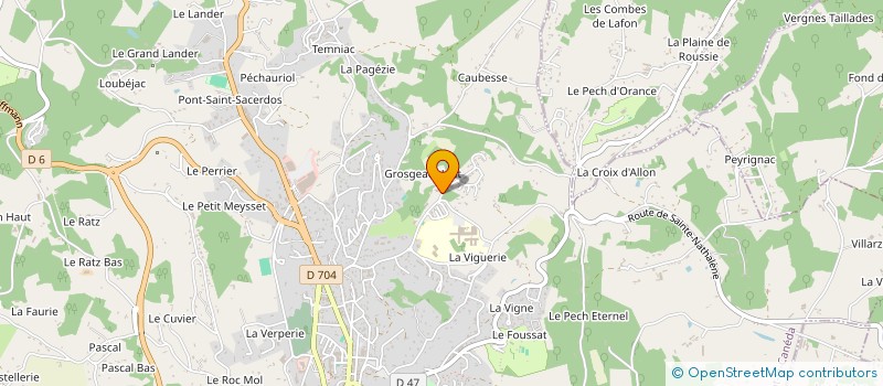 localisation de l'entreprise SCI L.N.F.L  SARLAT-LA-CANEDA