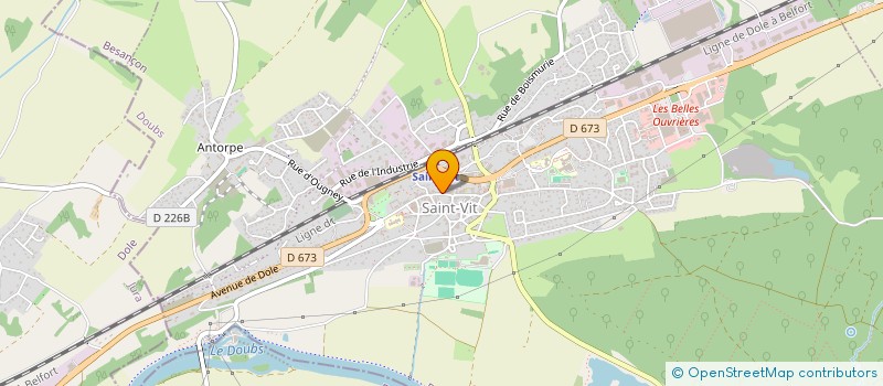 localisation de l'entreprise SCI L.N.I  SAINT-VIT