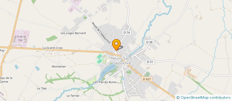 localisation de l'entreprise SCI L.N.M. à NEUVY-SAINT-SEPULCHRE