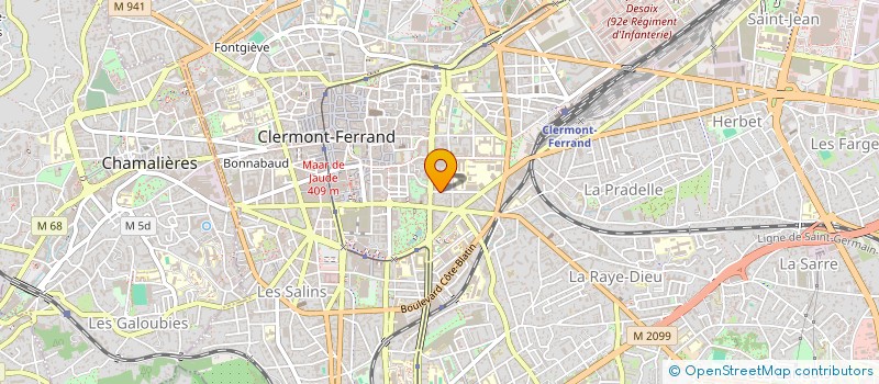 localisation de l'entreprise SCI L'O  CLERMONT-FERRAND