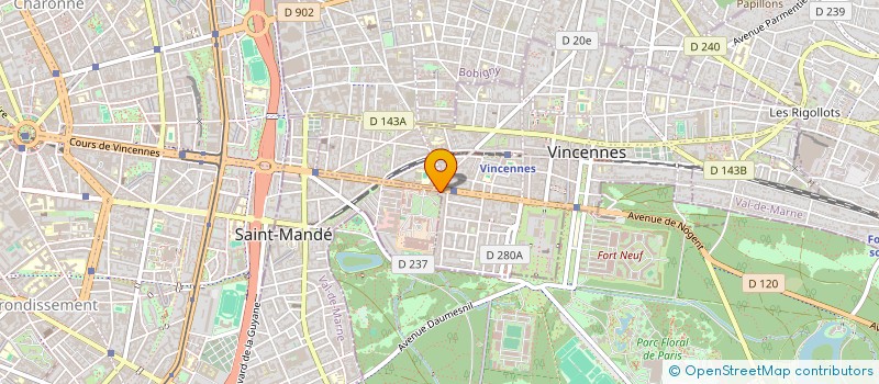 localisation de l'entreprise SCI L.O.T.P à VINCENNES