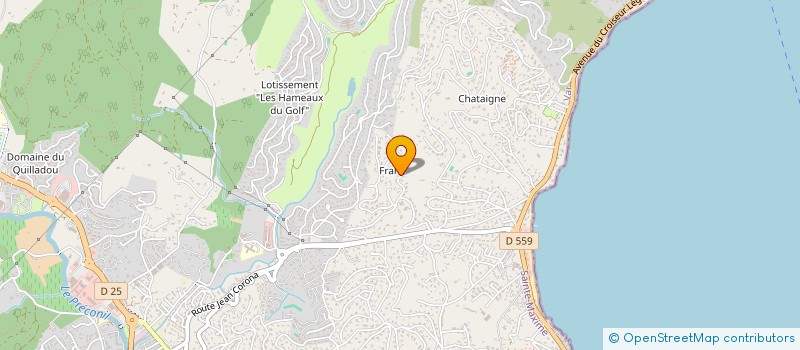 localisation de l'entreprise SCI L OASIS à SAINTE-MAXIME