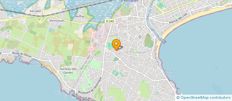 localisation de l'entreprise SCI L'OASIS  LE POULIGUEN