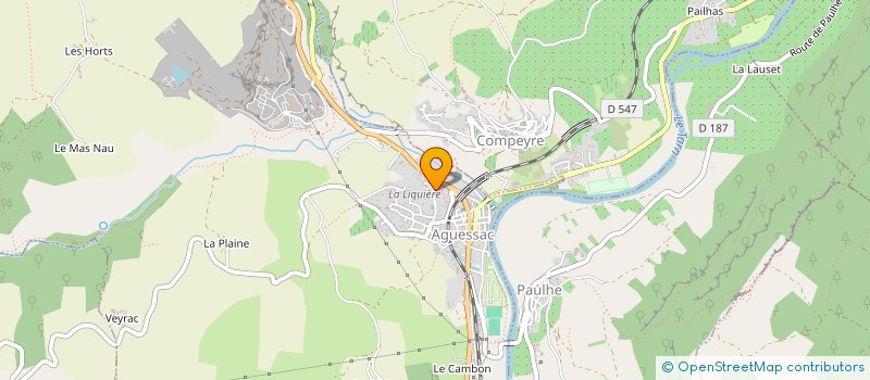 localisation de l'entreprise SCI L'OASIS 43  AGUESSAC