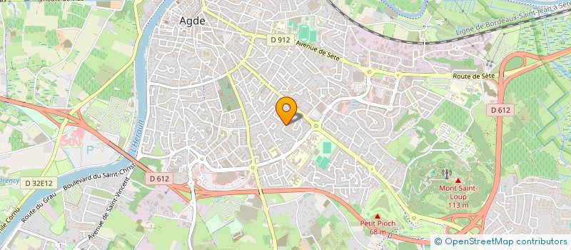 localisation de l'entreprise SCI L'OASIS  AGDE