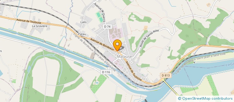 localisation de l'entreprise SCI L'OASIS  MALAUSE