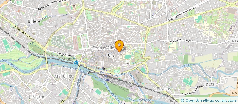 localisation de l'entreprise SCI L'OBELIA à PAU