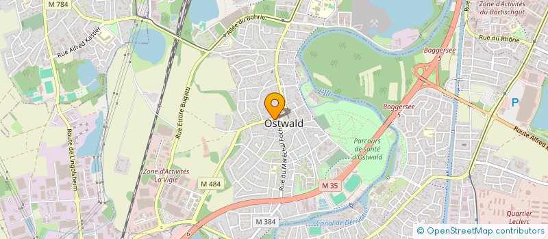 localisation de l'entreprise SCI L'OBERTER  OSTWALD