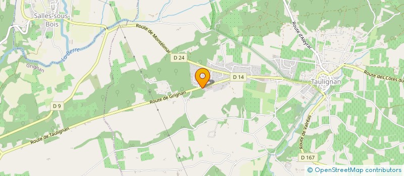 localisation de l'entreprise SCI L'OCCIMORON  TAULIGNAN