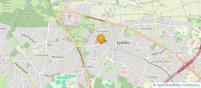 localisation de l'entreprise SCI L'OCCITANE  EYSINES