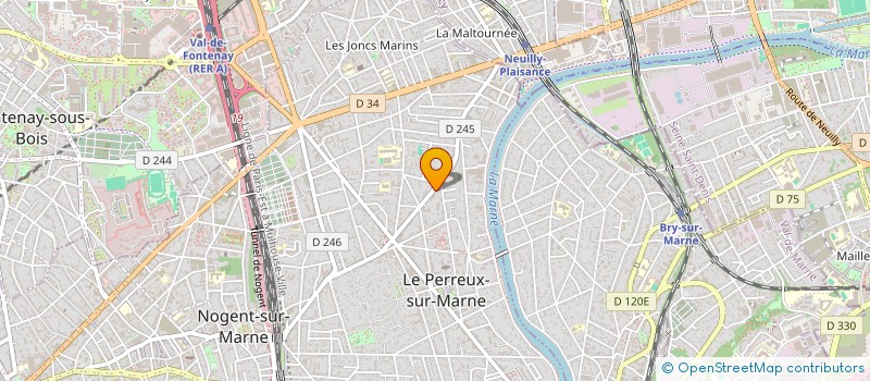 localisation de l'entreprise SCI L'OCE à LE PERREUX-SUR-MARNE
