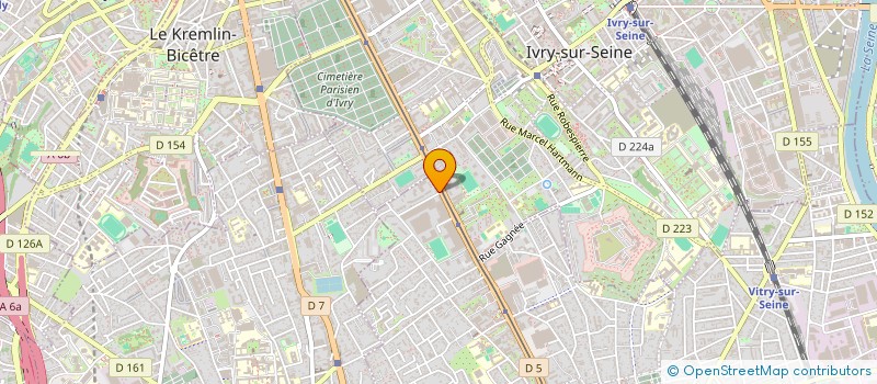 localisation de l'entreprise SCI L'OCEAN  VITRY-SUR-SEINE