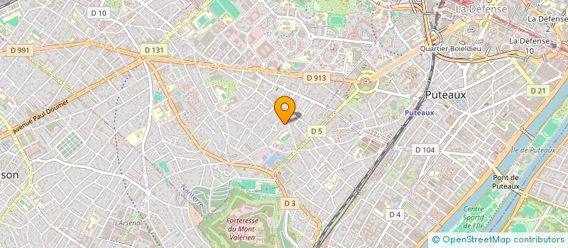 localisation de l'entreprise SCI L OCEAN  NANTERRE