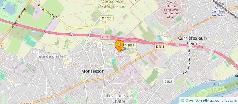 localisation de l'entreprise SCI L OCEAN  MONTESSON