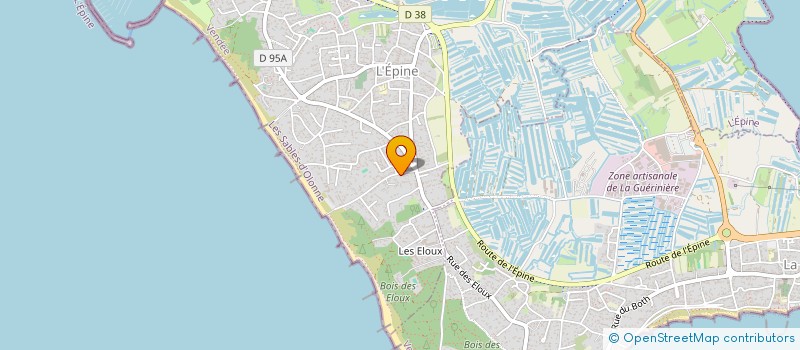 localisation de l'entreprise SCI L'OCEAN  L'EPINE