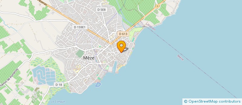localisation de l'entreprise SCI L'OCEANE à MEZE