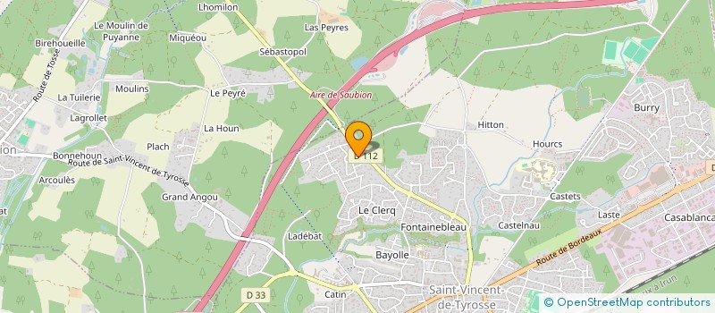 localisation de l'entreprise SCI L'OCEANE à SAINT-VINCENT-DE-TYROSSE
