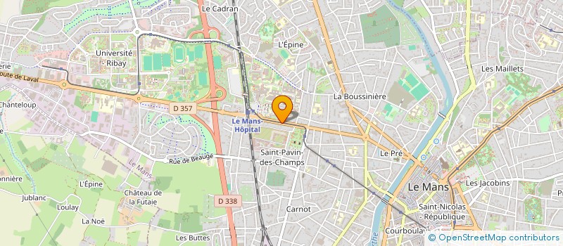 localisation de l'entreprise SCI L'OCEANE  LE MANS