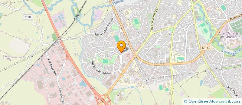 localisation de l'entreprise SCI L OCEANE à CHOLET