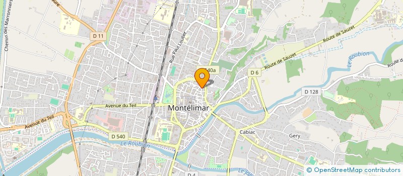 localisation de l'entreprise SCI L'OCEANE à MONTELIMAR
