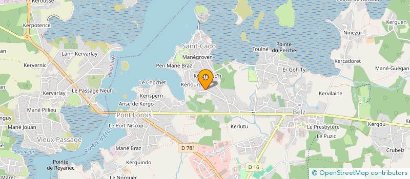 localisation de l'entreprise SCI L'OCEANE  BELZ