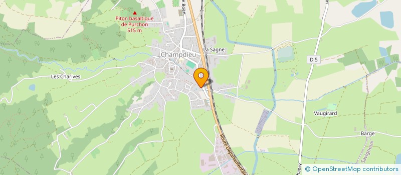 localisation de l'entreprise SCI L'OCEANE  PRALONG