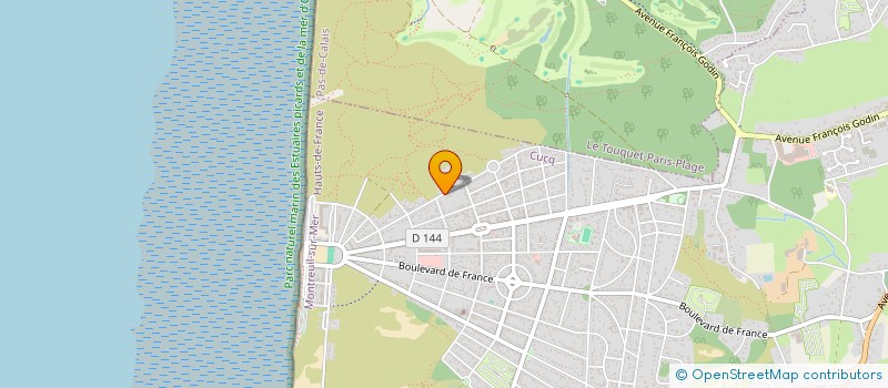 localisation de l'entreprise SCI L'OCEANE à CUCQ