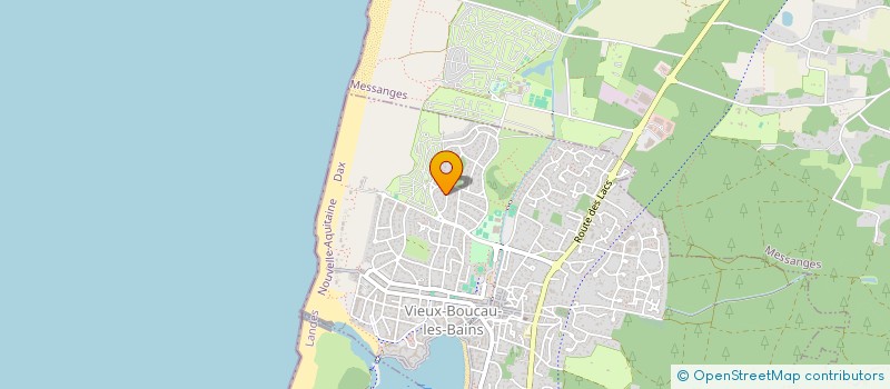 localisation de l'entreprise SCI L'OCEANE  VIEUX-BOUCAU-LES-BAINS