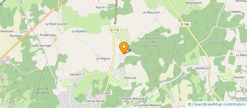 localisation de l'entreprise SCI L OCEANE LA PLAGE  CARNAC