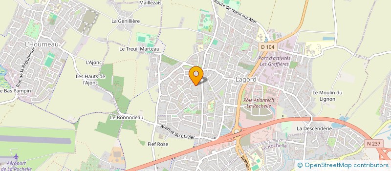 localisation de l'entreprise SCI L OCEANIE  LAGORD