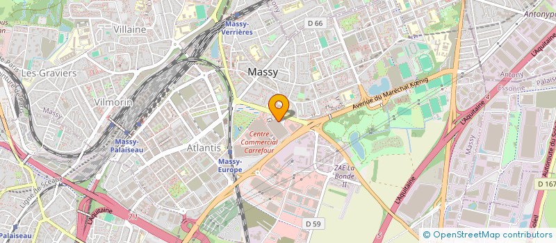 localisation de l'entreprise SCI L'OCENODE à MASSY