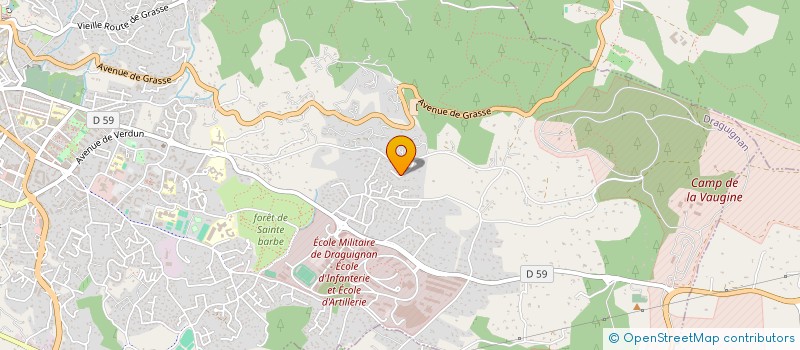 localisation de l'entreprise SCI L OCTOGONE à DRAGUIGNAN