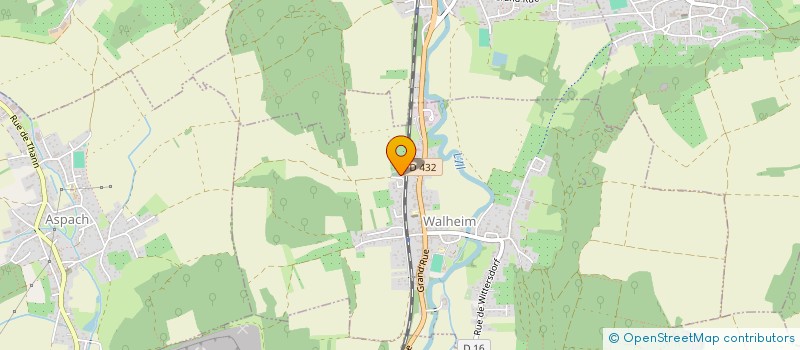 localisation de l'entreprise SCI L'OCTOGONE  WALHEIM