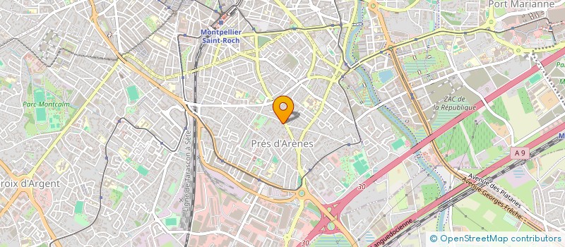 localisation de l'entreprise SCI L OCTROI DE BOUTONNET à MONTPELLIER