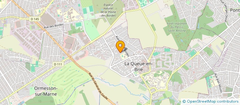 localisation de l'entreprise SCI L'ODREY  LA QUEUE-EN-BRIE