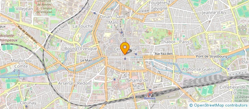 localisation de l'entreprise SCI L'ODYSSEE  RENNES