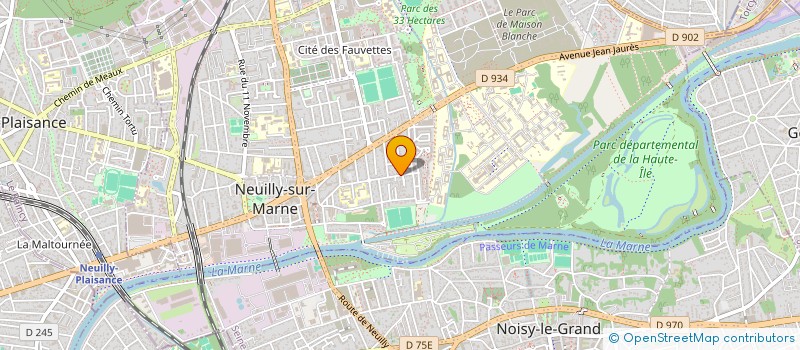 localisation de l'entreprise SCI L'ODYSSEE à NEUILLY-SUR-MARNE
