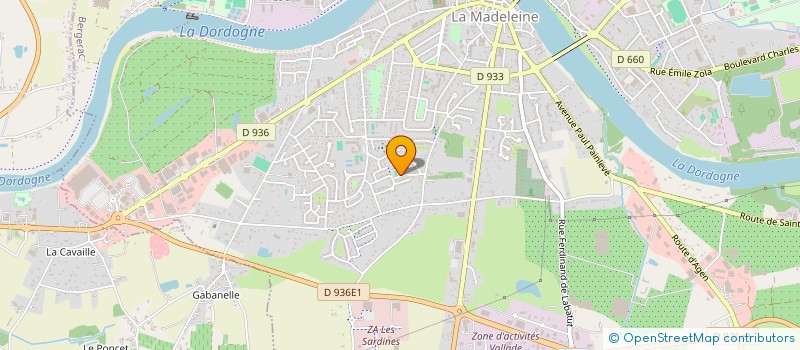 localisation de l'entreprise SCI L'ODYSSEE à BERGERAC