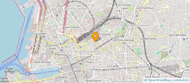 localisation de l'entreprise SCI L'ODYSSEE à MARSEILLE