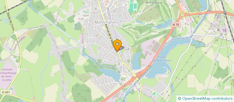 localisation de l'entreprise SCI L OEDEME  MONTCHANIN