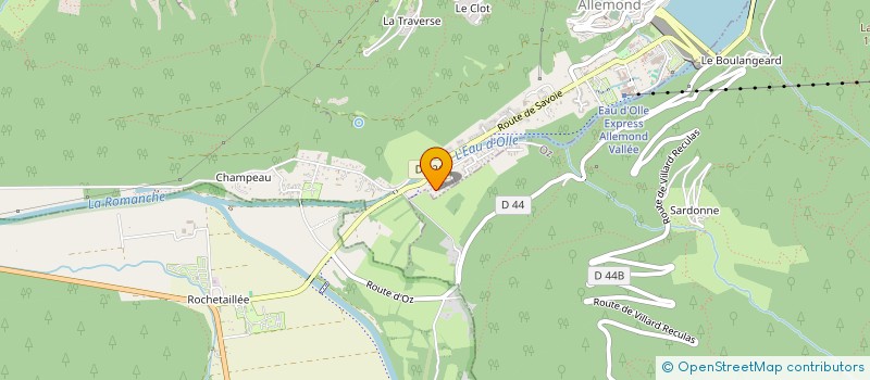 localisation de l'entreprise SCI L OEIL OUDJAT  ALLEMOND