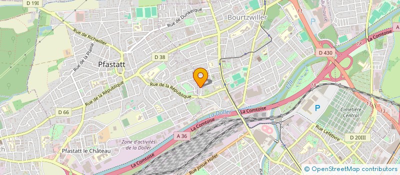 localisation de l'entreprise SCI L OFFICE  MULHOUSE