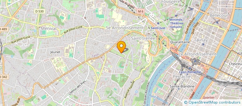 localisation de l'entreprise SCI L'OISEAU BLANC  LYON